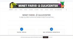 Desktop Screenshot of minet-hedensted.dk