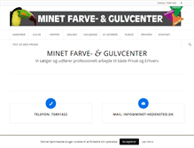 Tablet Screenshot of minet-hedensted.dk